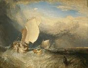 Joseph Mallord William Turner Fishing Boats with Hucksters Bargaining for Fish oil painting